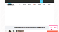 Desktop Screenshot of ergotechgroup.com