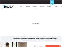 Tablet Screenshot of ergotechgroup.com